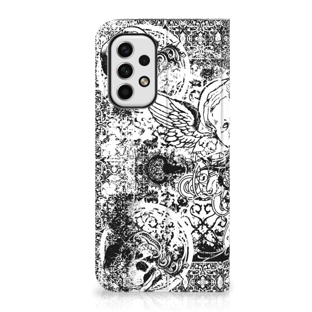 Mobiel BookCase Samsung Galaxy A23 Skulls Angel - B2C Telecom