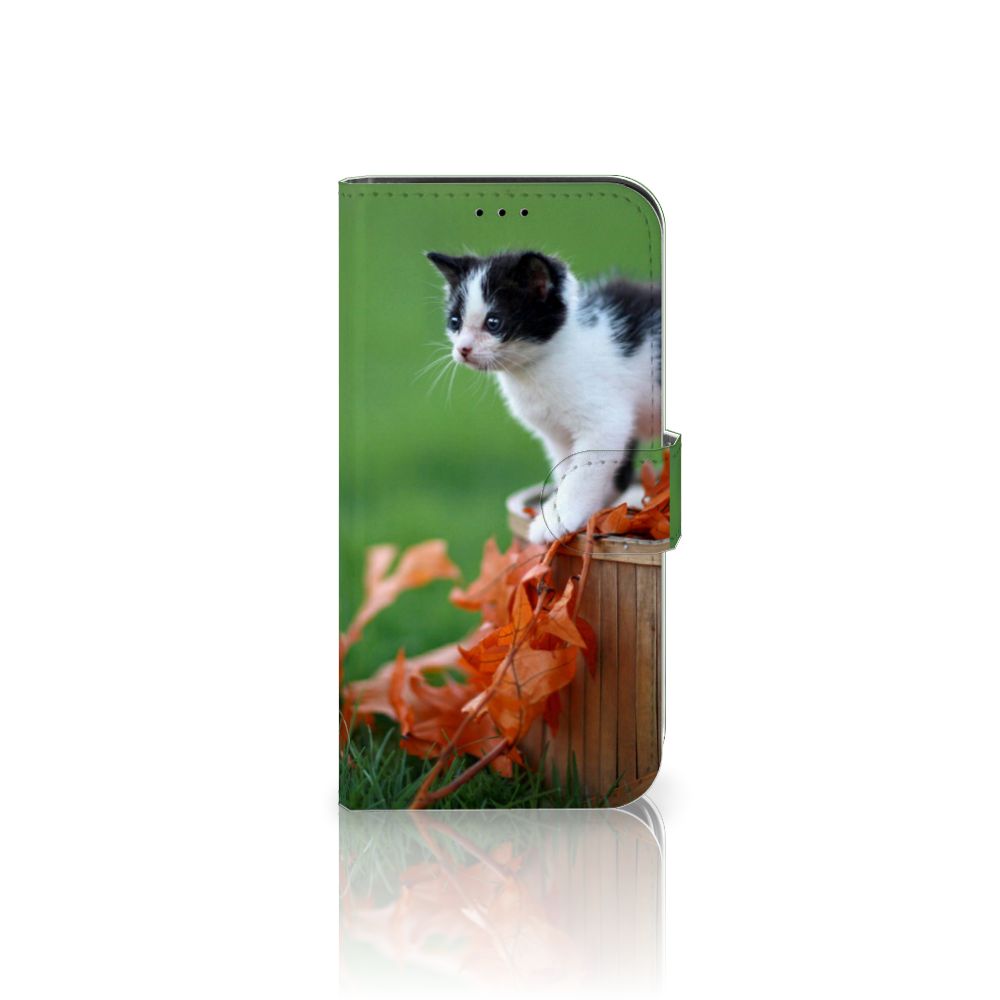 iPhone 13 Pro Telefoonhoesje met Pasjes Kitten