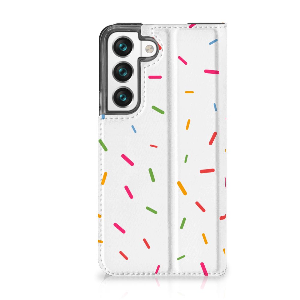 Samsung Galaxy S22 Flip Style Cover Donut Roze - B2C Telecom