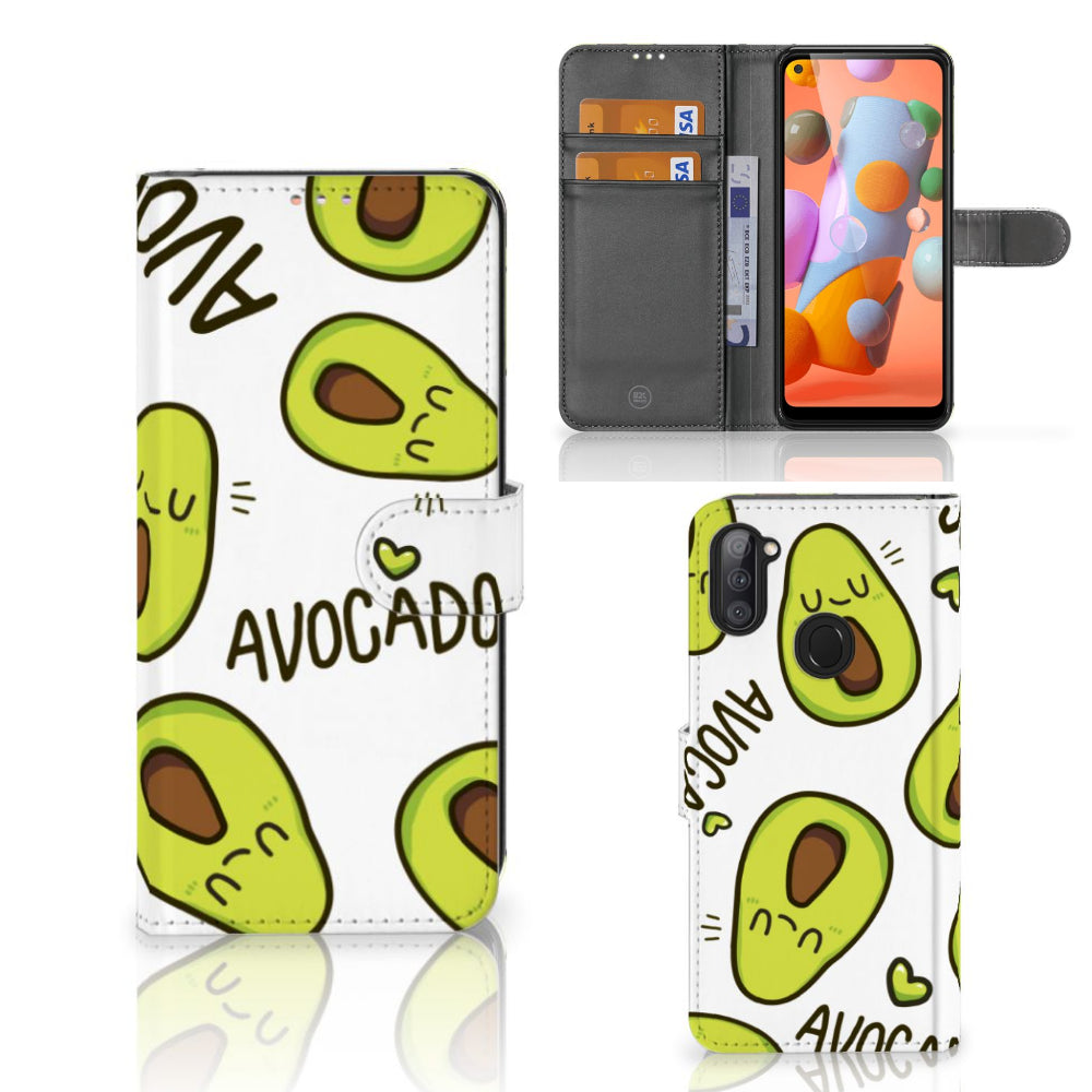 Samsung Galaxy M11 | A11 Leuk Hoesje Avocado Singing