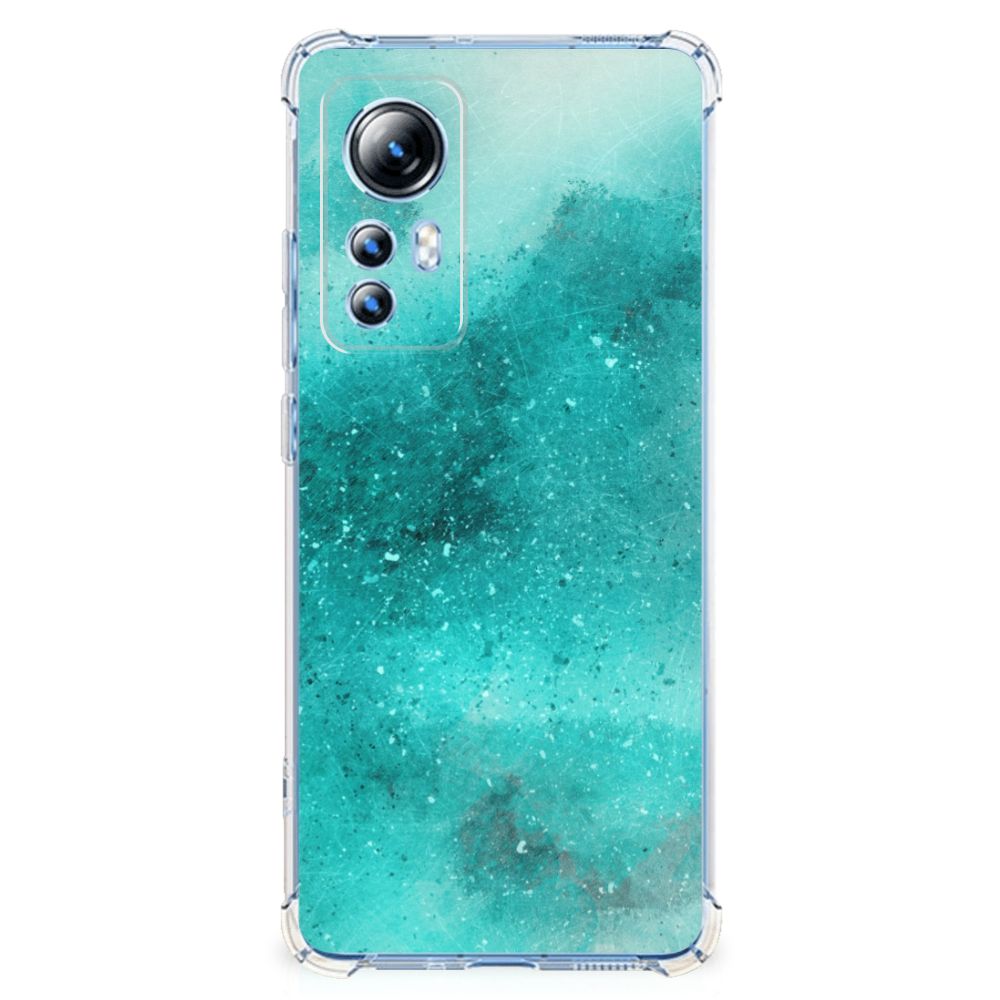 Back Cover Xiaomi 12 Lite Painting Blue B2C Telecom