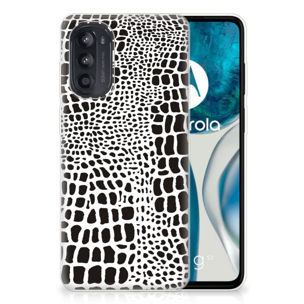 Motorola Moto G52/G82 TPU Hoesje Slangenprint