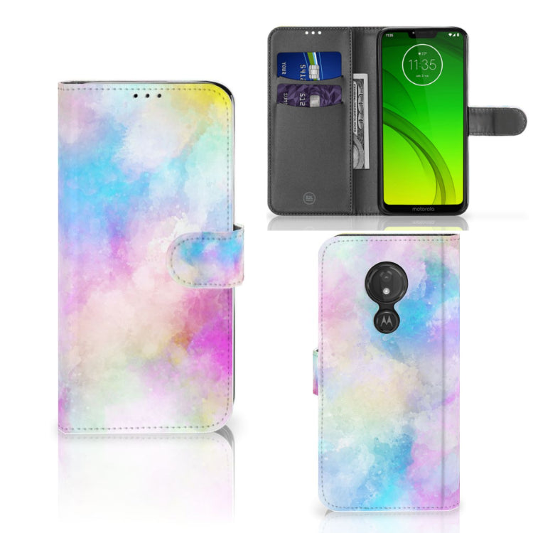 Hoesje Motorola Moto G7 Power Watercolor Light