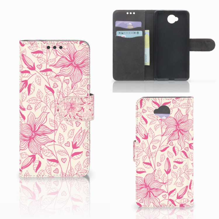 Microsoft Lumia 650 Hoesje Pink Flowers
