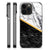 iPhone 15 Pro Max Marmeren Print Telefoonhoesje Marmer Wit Zwart - Origineel Cadeau Man