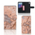 Sony Xperia Z3 Bookcase Marmer Oranje