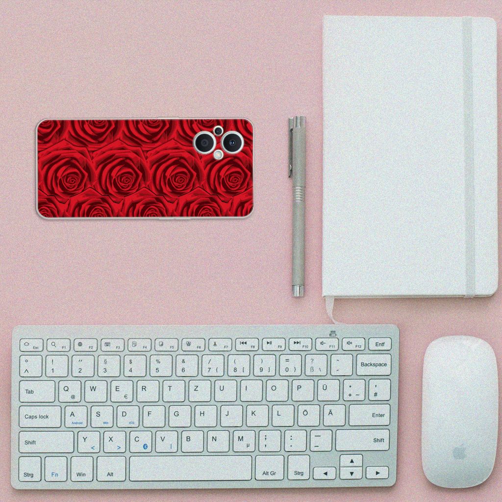 OPPO Reno8 Lite TPU Case Red Roses B2C Telecom