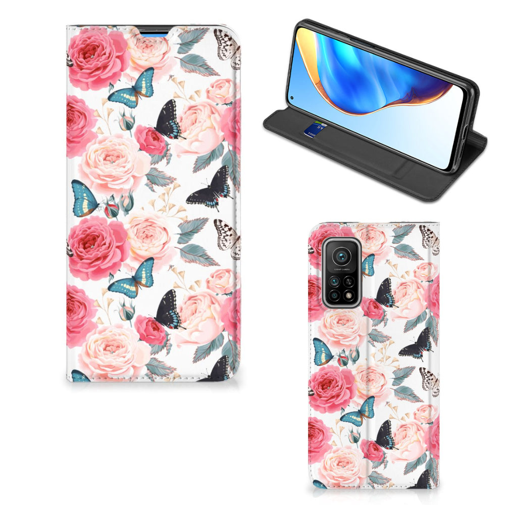 Xiaomi Mi 10T | 10T Pro Smart Cover Butterfly Roses