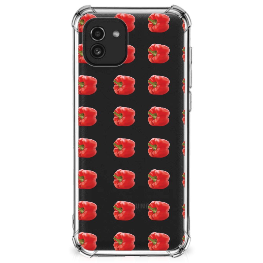 Samsung Galaxy A03 Beschermhoes Paprika Red B2C Telecom