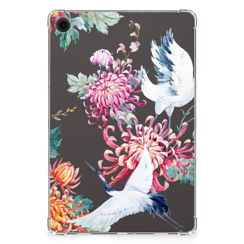 Samsung Galaxy Tab A9 Plus Back Case Bird Flowers