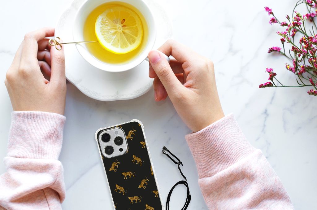 Case Anti-shock voor iPhone 14 Pro Leopards B2C Telecom