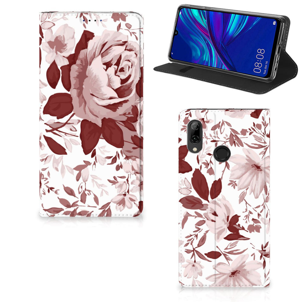 Bookcase Huawei P Smart (2019) Watercolor Flowers