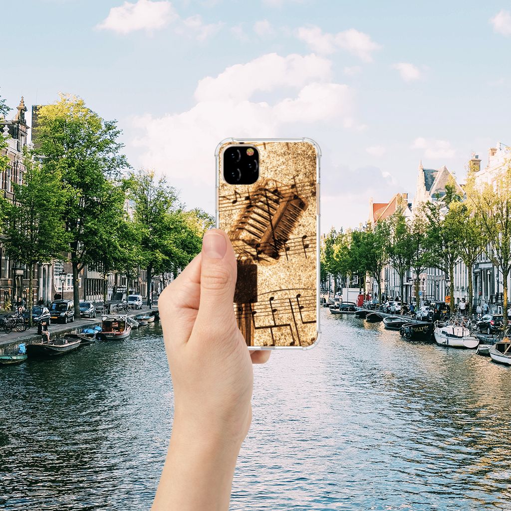 Apple iPhone 11 Pro Max Anti-shock Hoesje met foto Bladmuziek
