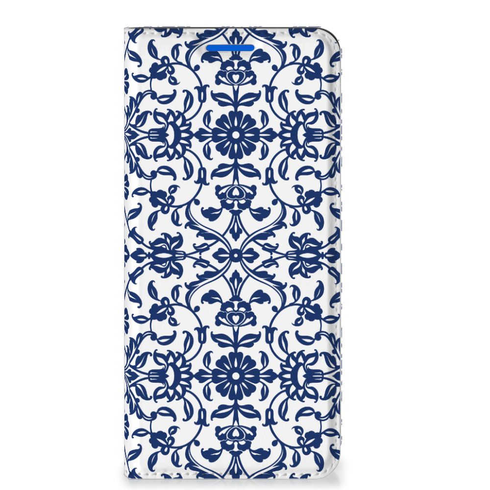 OPPO Reno6 5G Smart Cover Flower Blue