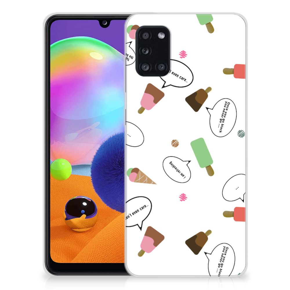 Samsung Galaxy A31 Siliconen Case IJsjes