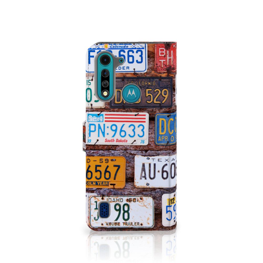Motorola G8 Power Lite Telefoonhoesje met foto Kentekenplaten