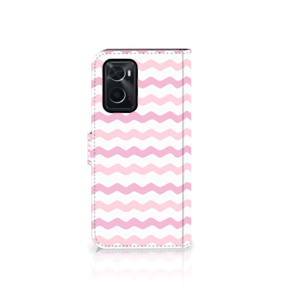 OPPO A76 | A96 Telefoon Hoesje Waves Roze