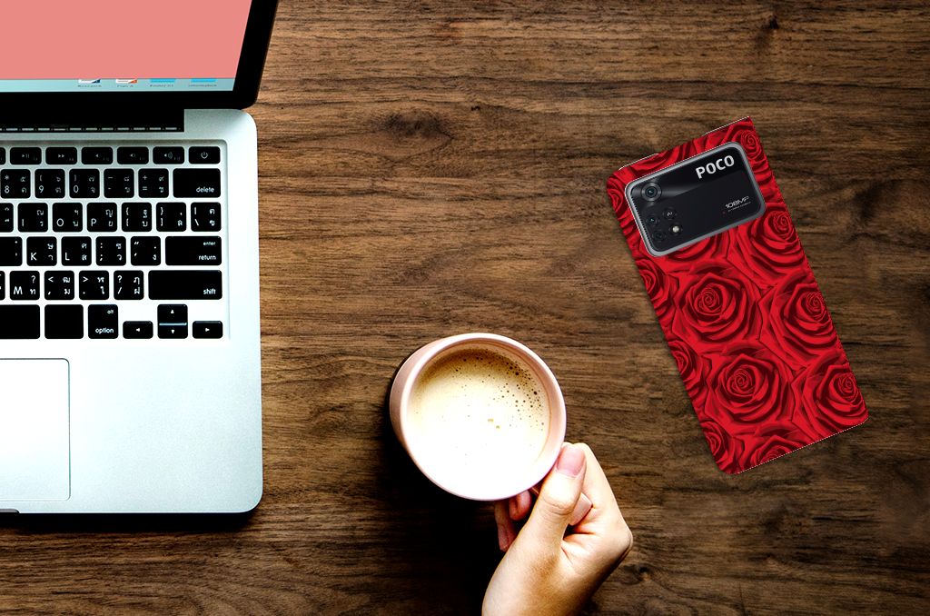 Poco X4 Pro 5G Smart Cover Red Roses - B2C Telecom