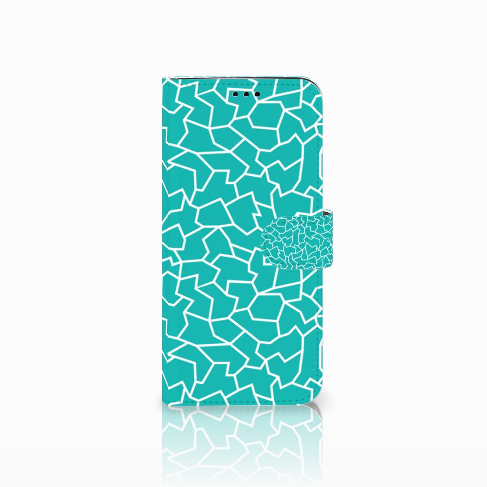 Samsung Galaxy S9 Plus Hoesje Cracks Blue