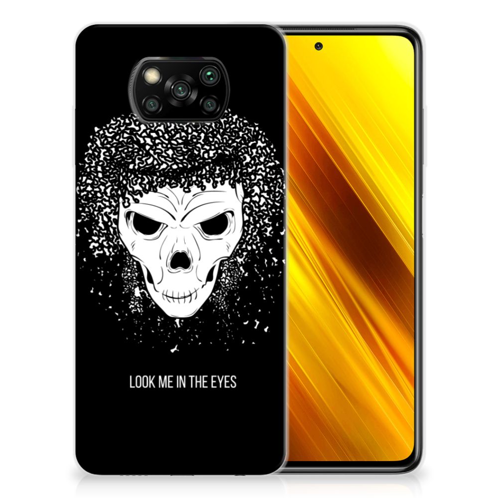 Silicone Back Case Xiaomi Poco X3 | Poco X3 Pro Skull Hair B2C Telecom