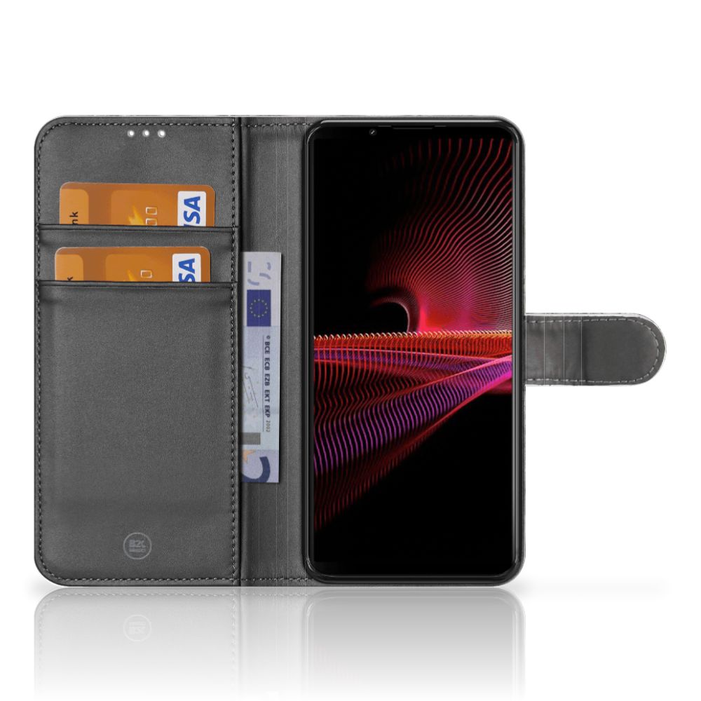 Wallet Case met Pasjes Sony Xperia 1 III Spijkerbroeken