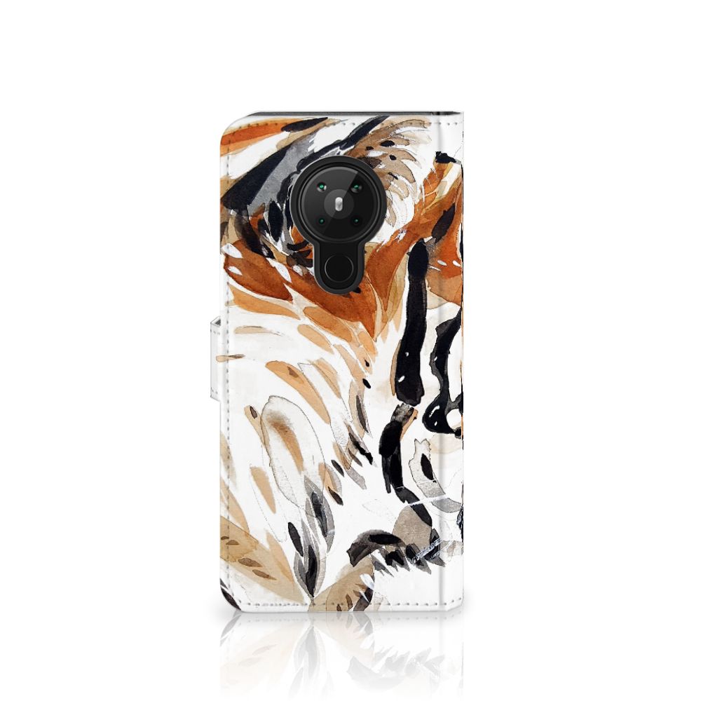 Hoesje Nokia 5.3 Watercolor Tiger