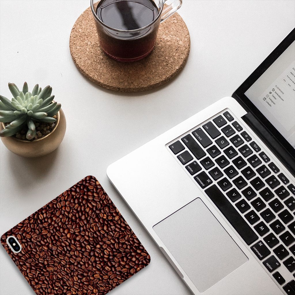 Apple iPhone Xs Max Flip Style Cover Koffiebonen