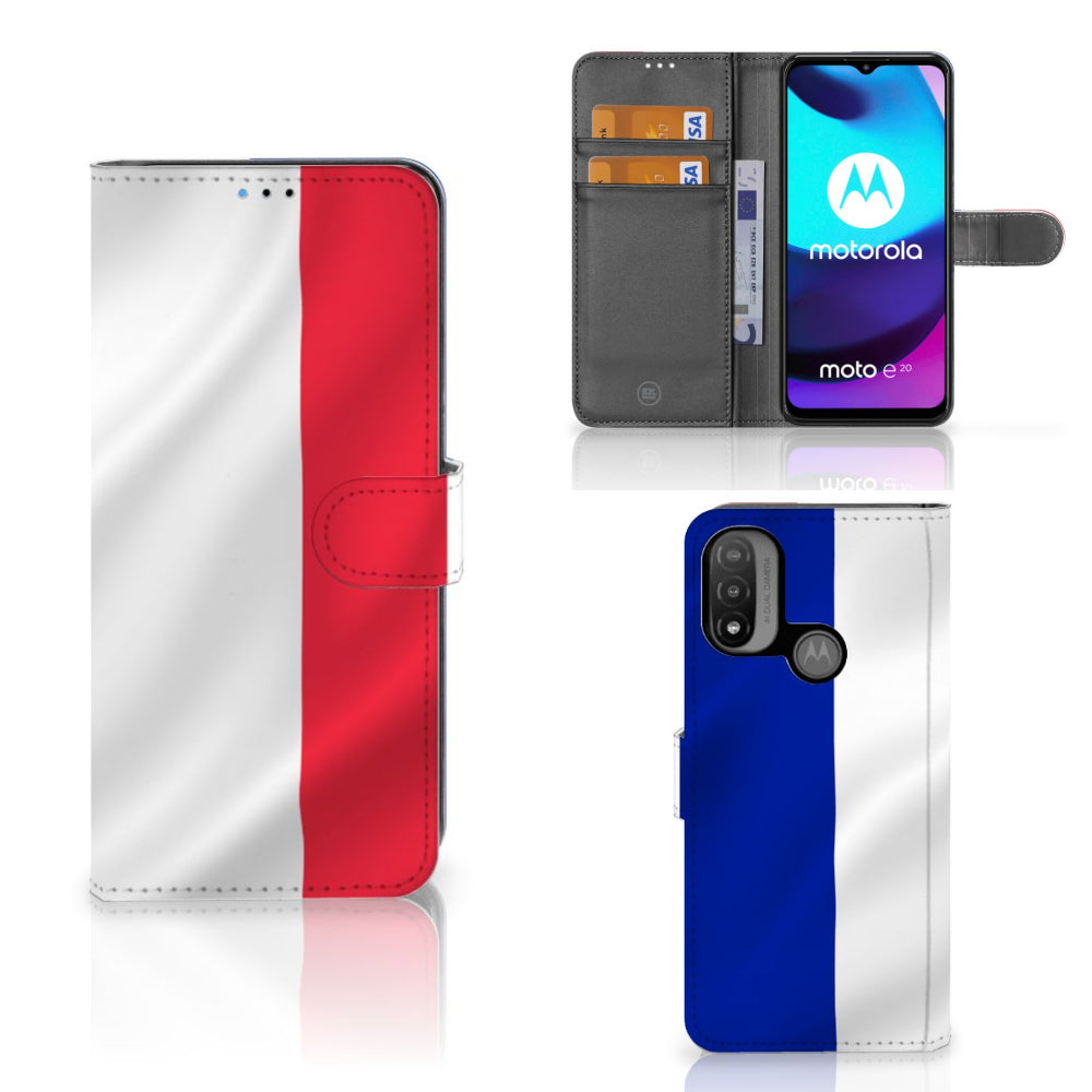 Motorola Moto E20 | E30 | E40 Bookstyle Case Frankrijk