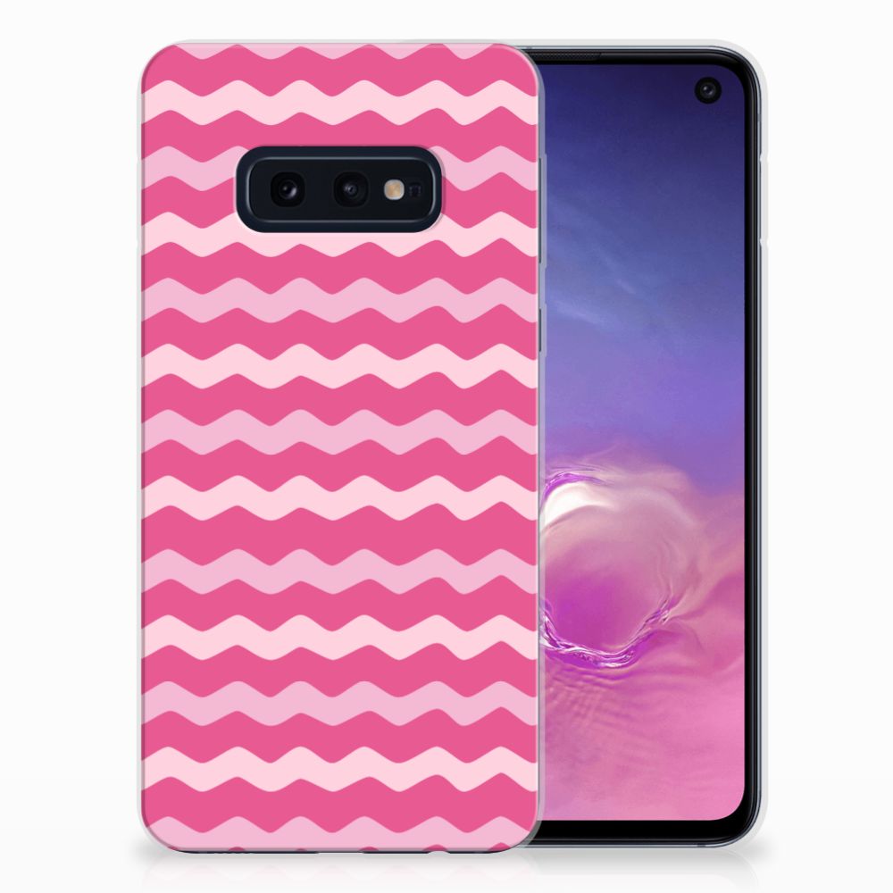 Samsung Galaxy S10e TPU bumper Waves Pink