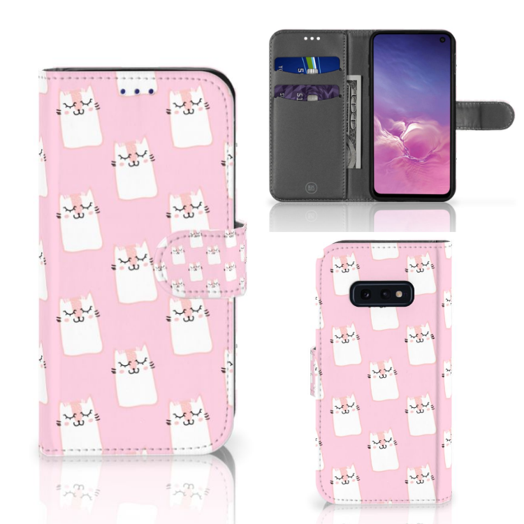 Samsung Galaxy S10e Telefoonhoesje met Pasjes Sleeping Cats