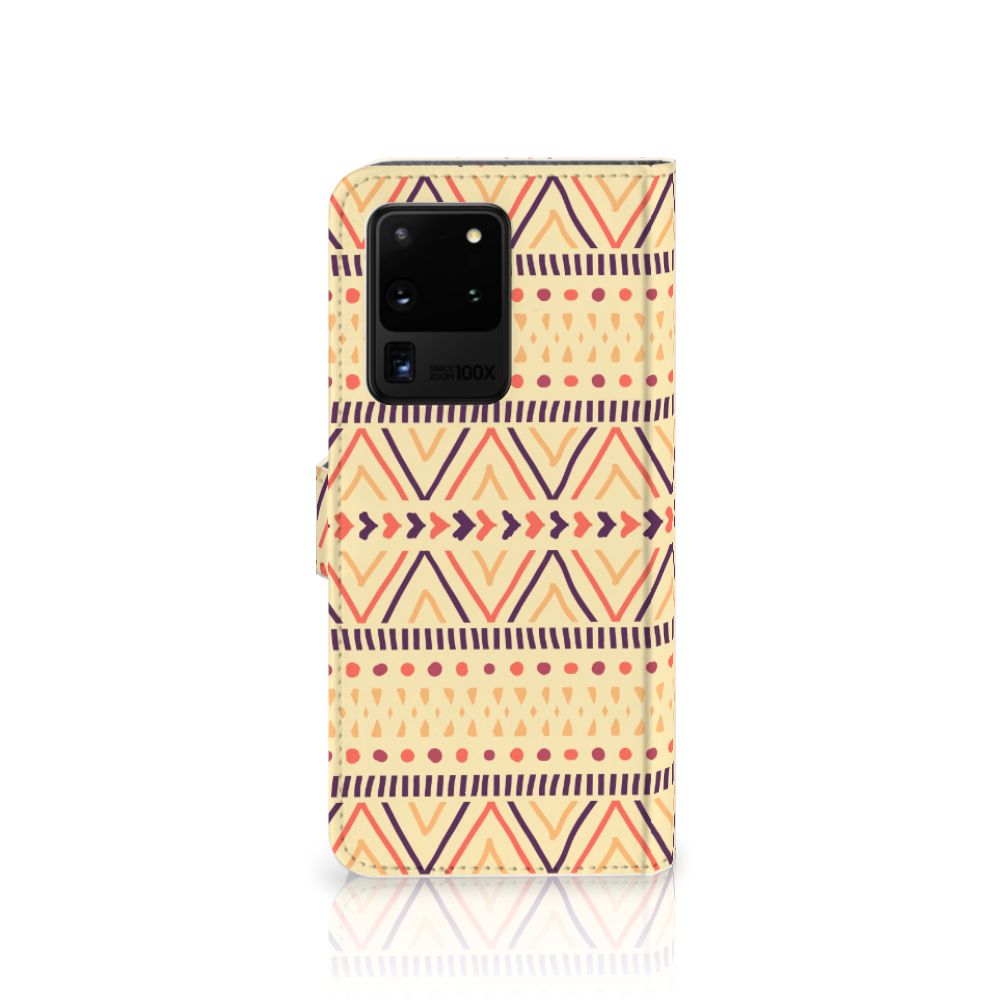 Samsung Galaxy S20 Ultra Telefoon Hoesje Aztec Yellow