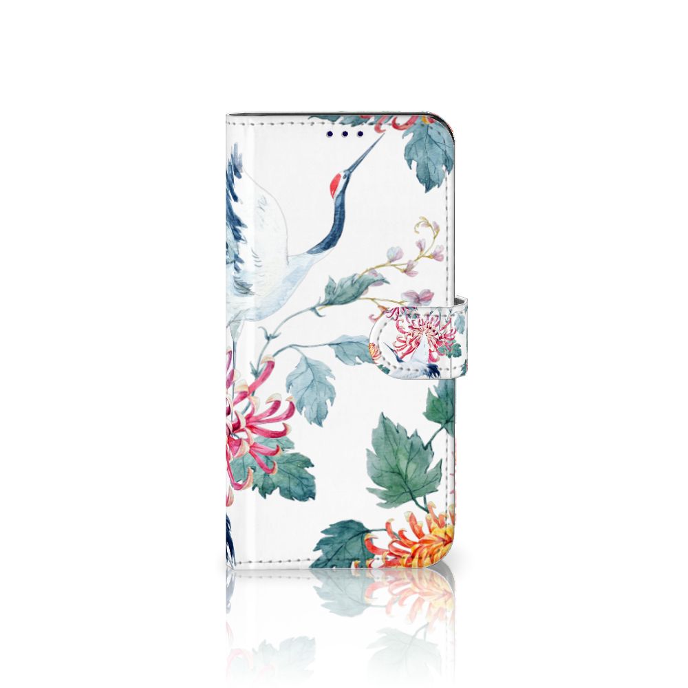 OnePlus Nord CE 2 Telefoonhoesje met Pasjes Bird Flowers