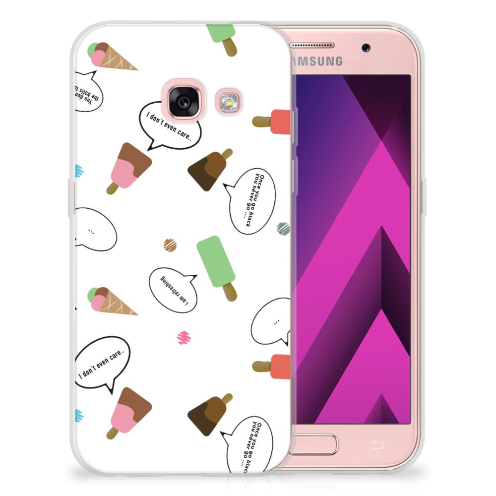 Samsung Galaxy A3 2017 Siliconen Case IJsjes