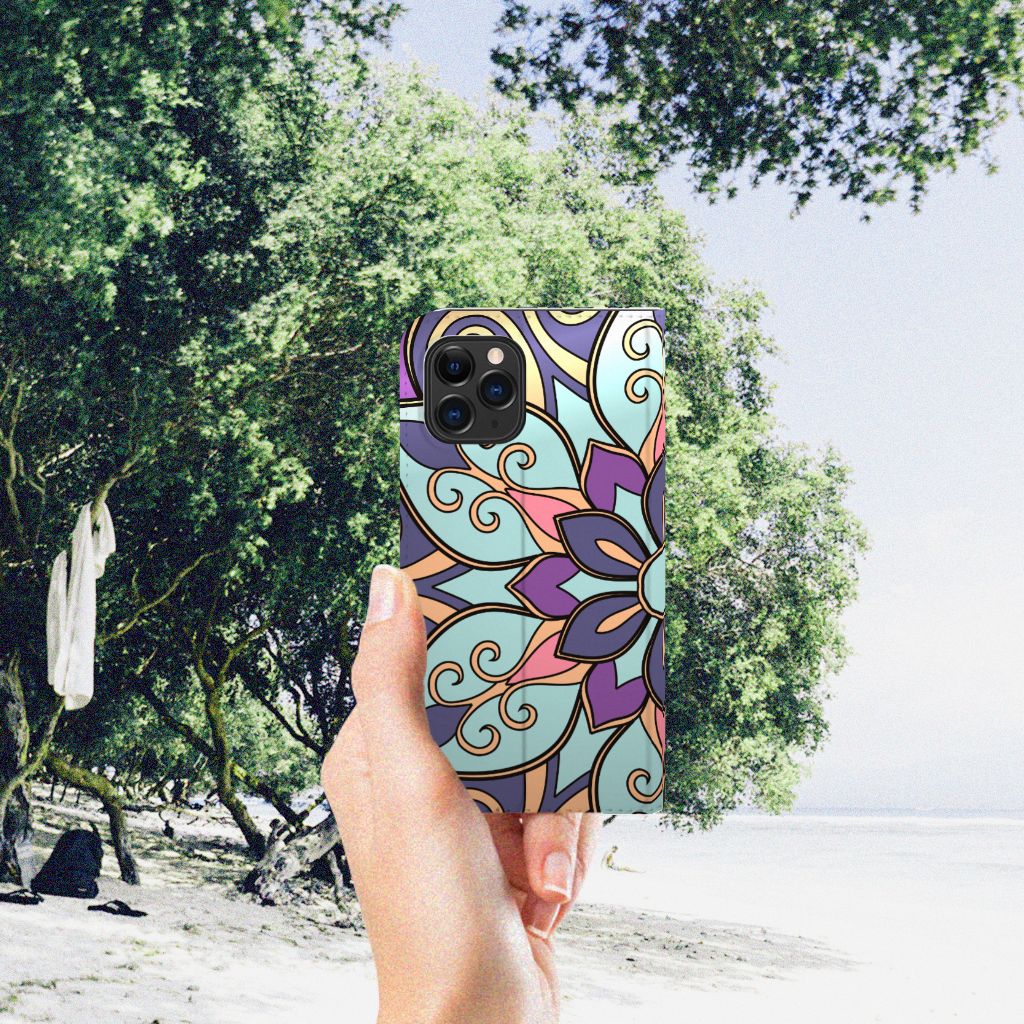 Apple iPhone 11 Pro Smart Cover Purple Flower