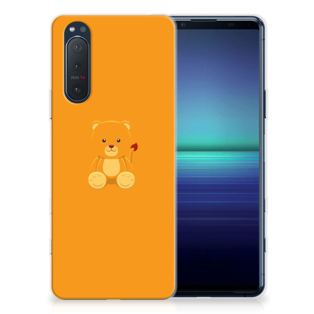 Sony Xperia 5II Telefoonhoesje met Naam Baby Beer