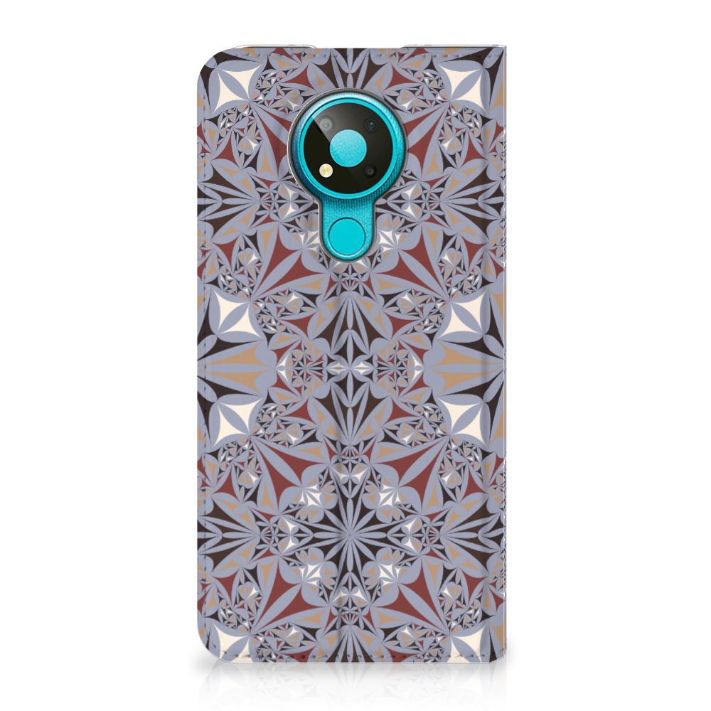 Nokia 3.4 Standcase Flower Tiles - B2C Telecom