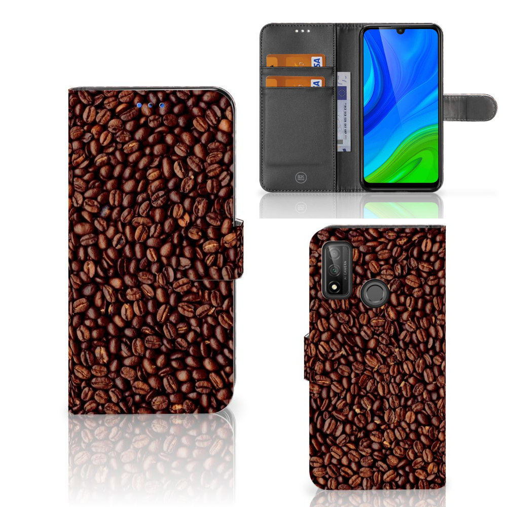 Huawei P Smart 2020 Book Cover Koffiebonen