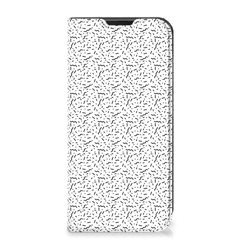 Samsung Galaxy Xcover 6 Pro Hoesje met Magneet Stripes Dots