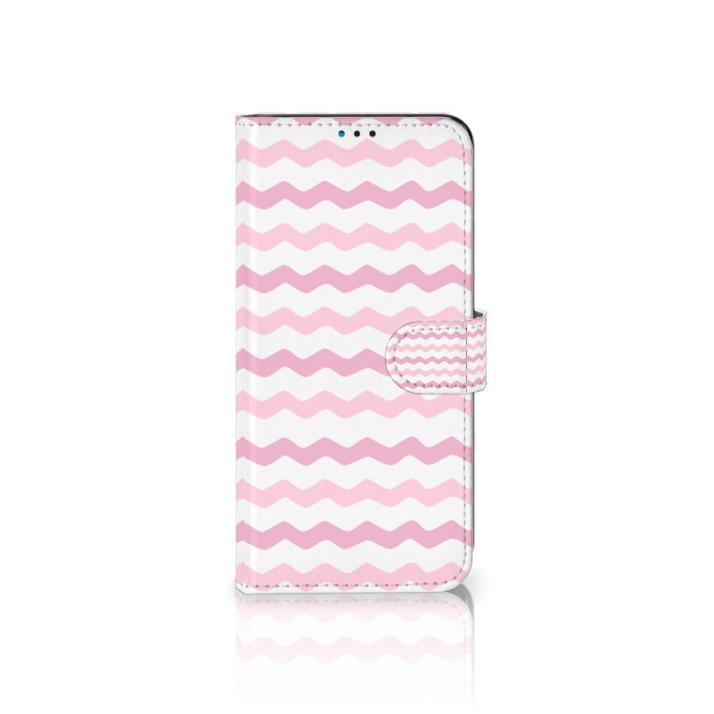 Motorola Moto G9 Play | E7 Plus Telefoon Hoesje Waves Roze