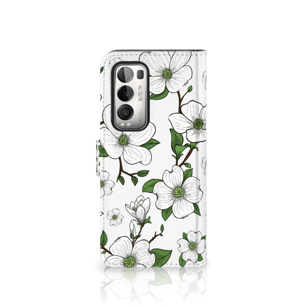 OPPO Find X3 Neo 5G Hoesje Dogwood Flowers