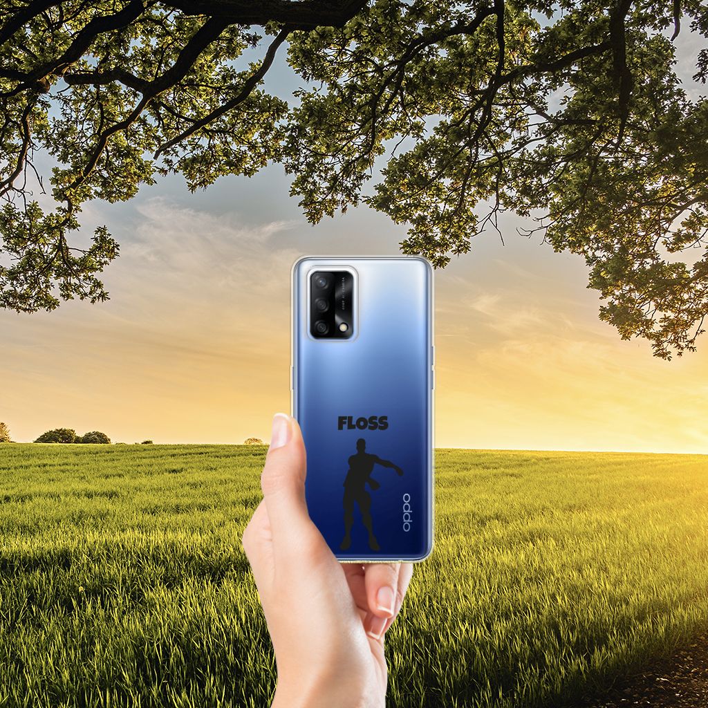 OPPO A74 4G Telefoonhoesje met Naam Floss B2C Telecom