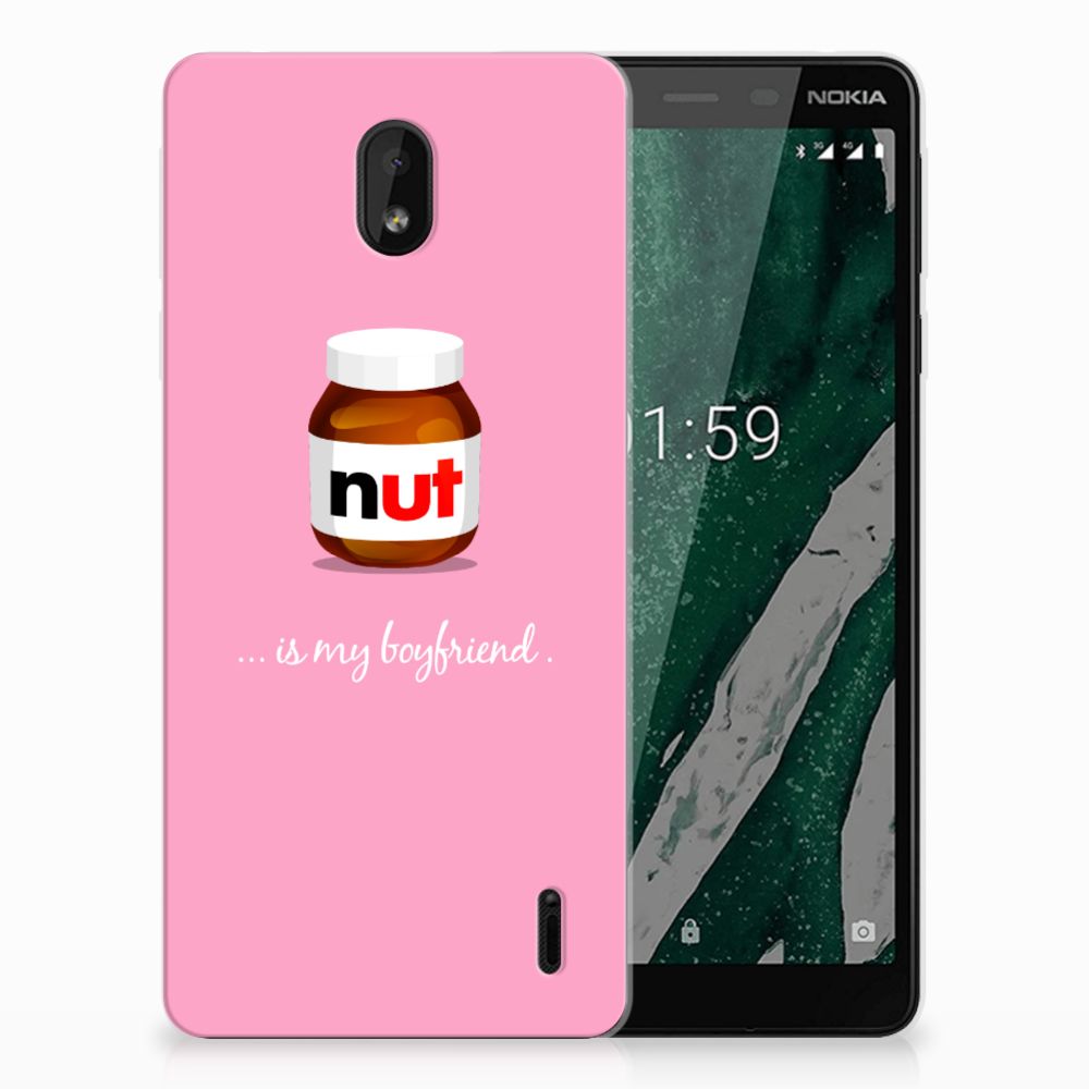 Nokia 1 Plus Siliconen Case Nut Boyfriend