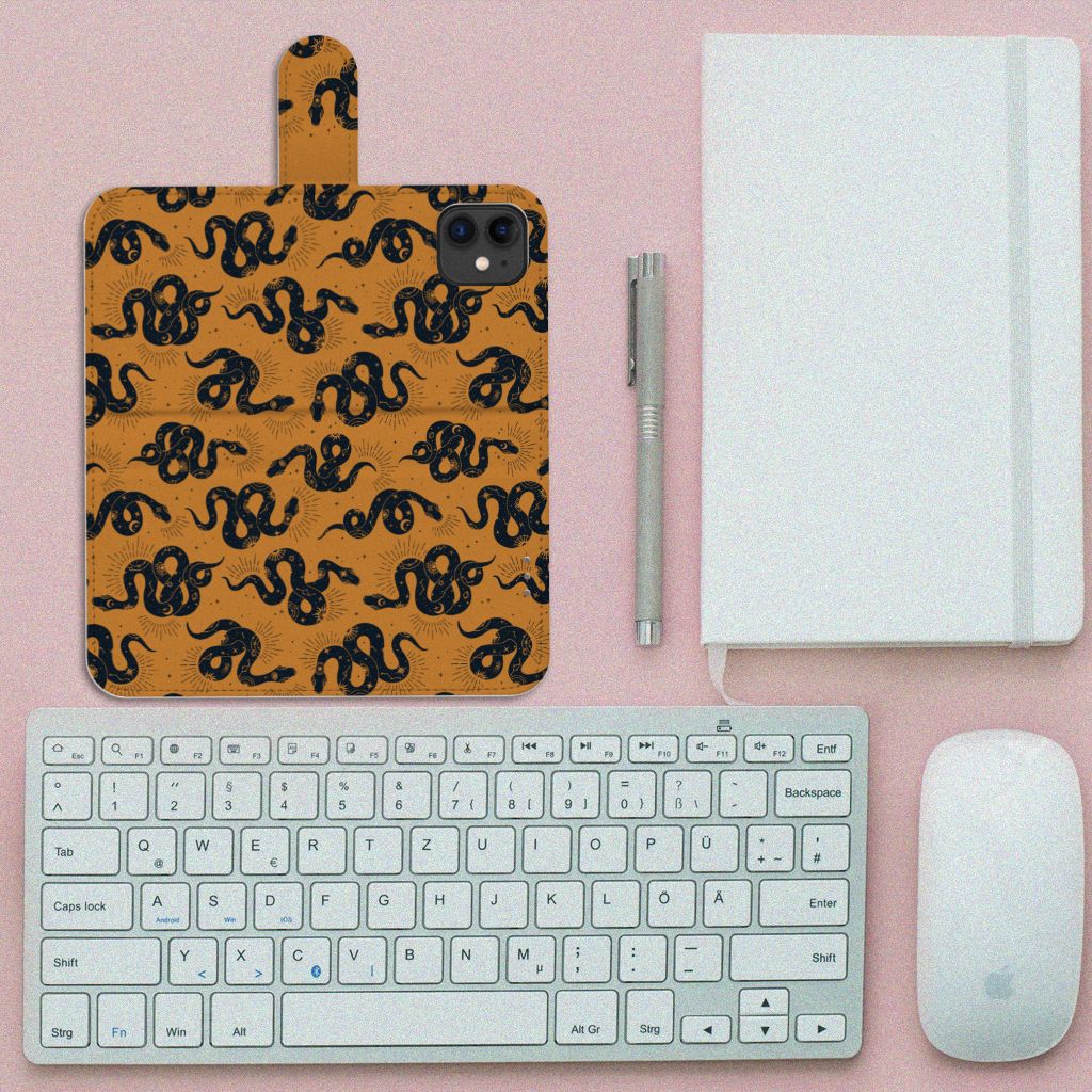 Telefoonhoesje met Pasjes voor Apple iPhone 11 Snakes