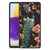 Samsung Galaxy A72 (5G/4G) Dierenprint Telefoonhoesje Pauw met Bloemen