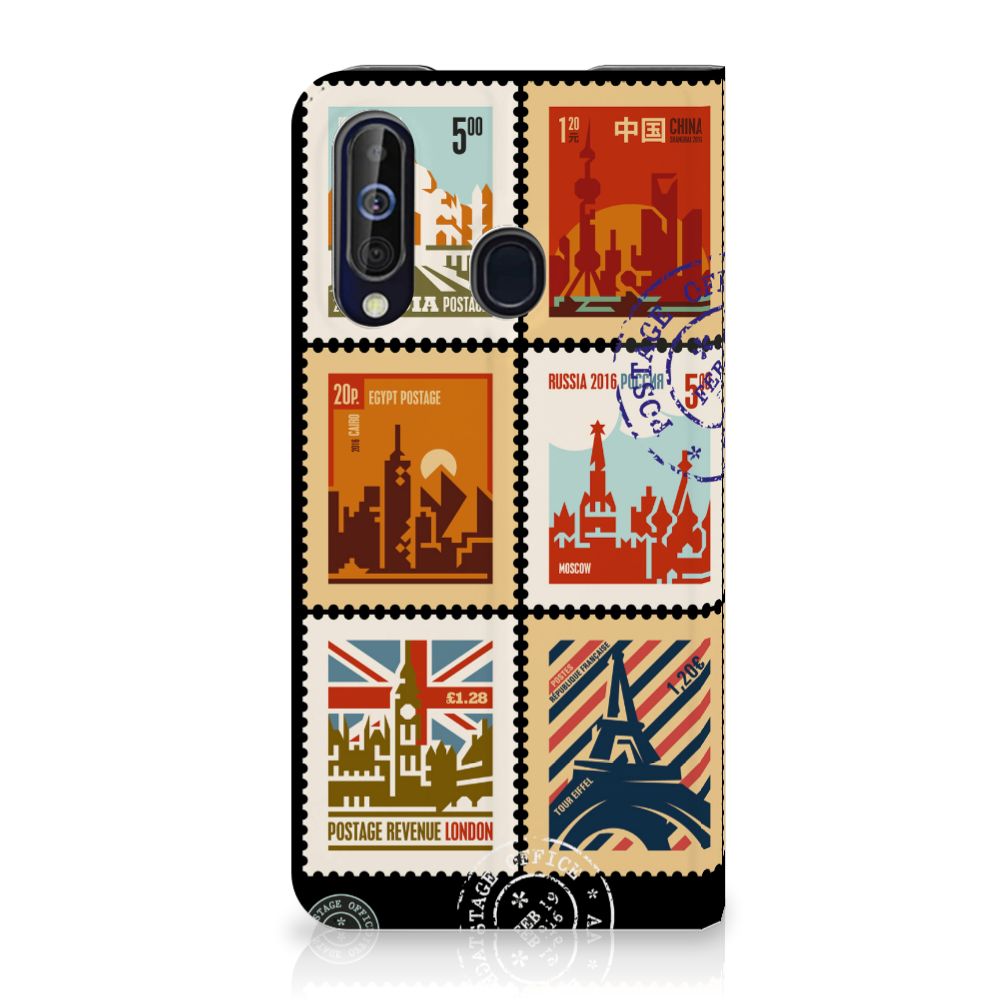 Samsung Galaxy A60 Book Cover Postzegels