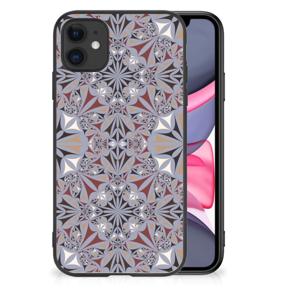 iPhone 11 Marmeren Print Telefoonhoesje Flower Tiles B2C Telecom