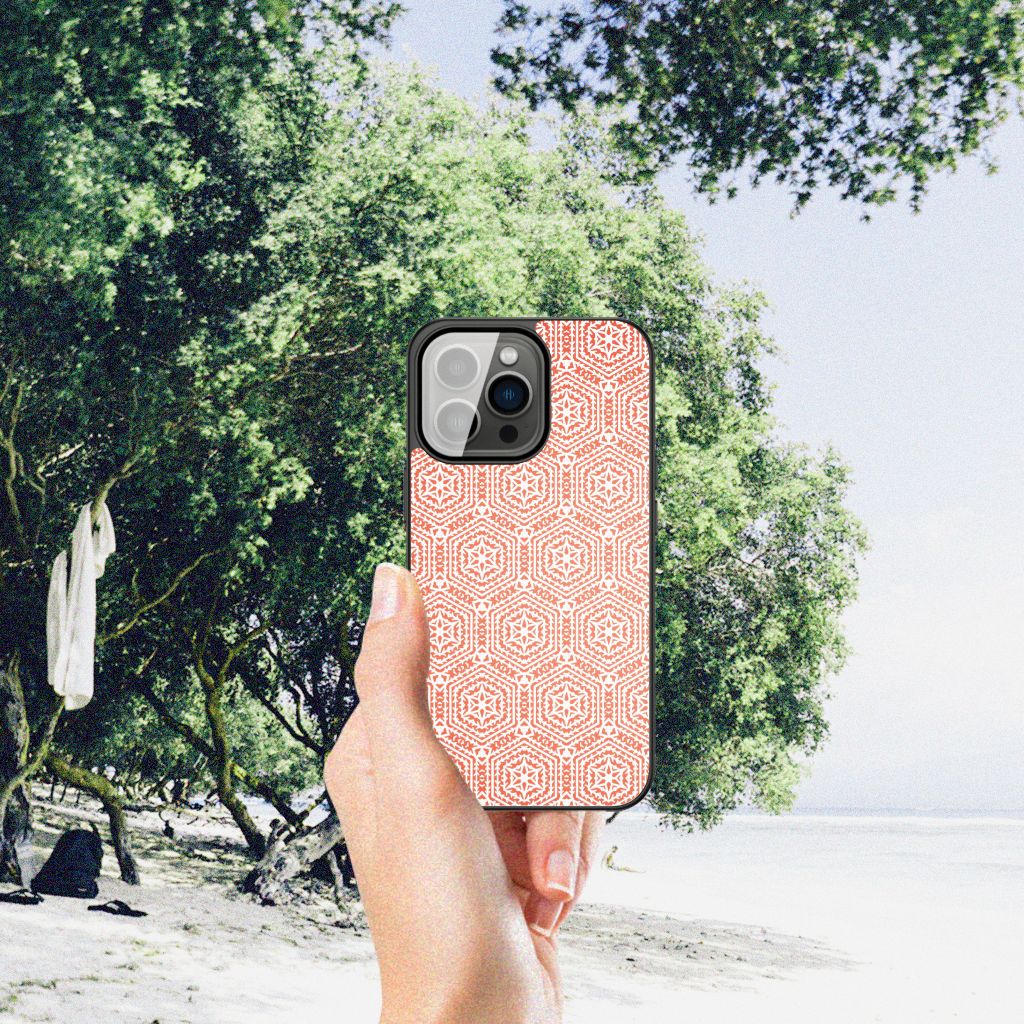 iPhone 13 Pro Back Case Pattern Orange B2C Telecom