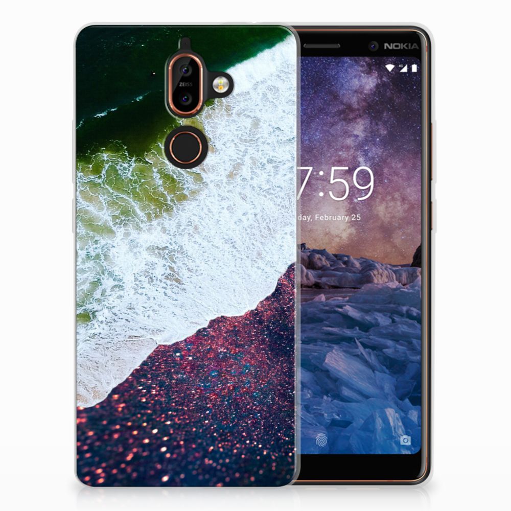 Nokia 7 Plus TPU Hoesje Sea in Space