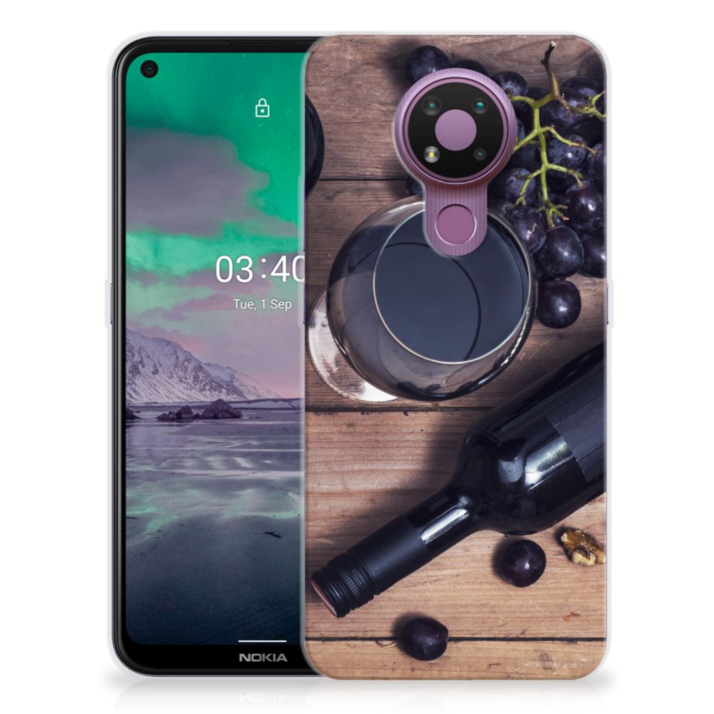 Nokia 3.4 Siliconen Case Wijn