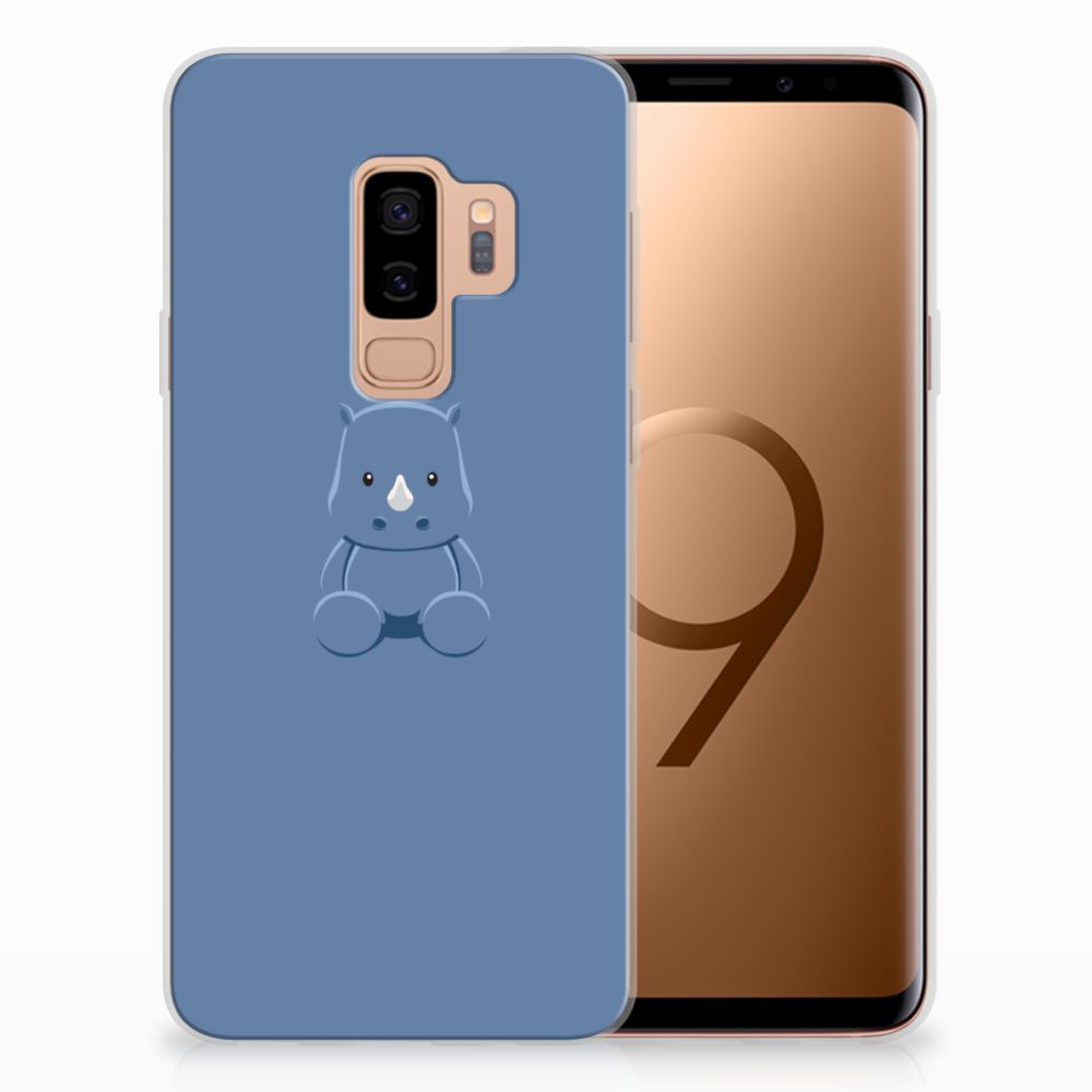Samsung Galaxy S9 Plus Telefoonhoesje met Naam Baby Rhino